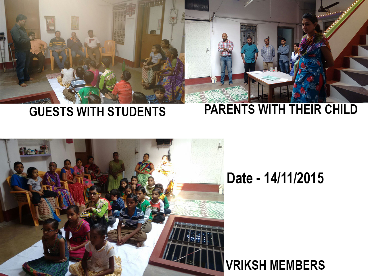 VRIKSH organized a Parent-Student meeting on Children's Day