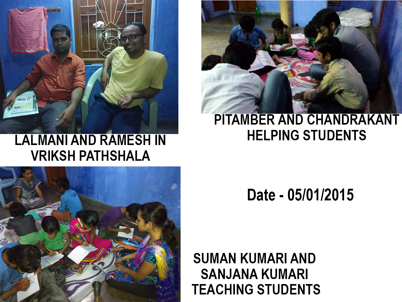 VRIKSH BE THE CHANGE initiated a project called PATHSHALA