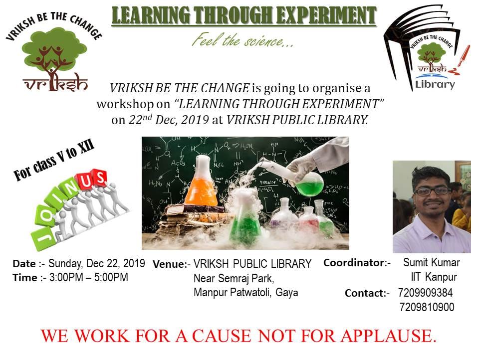 Workshop on Learning Through Experiments
