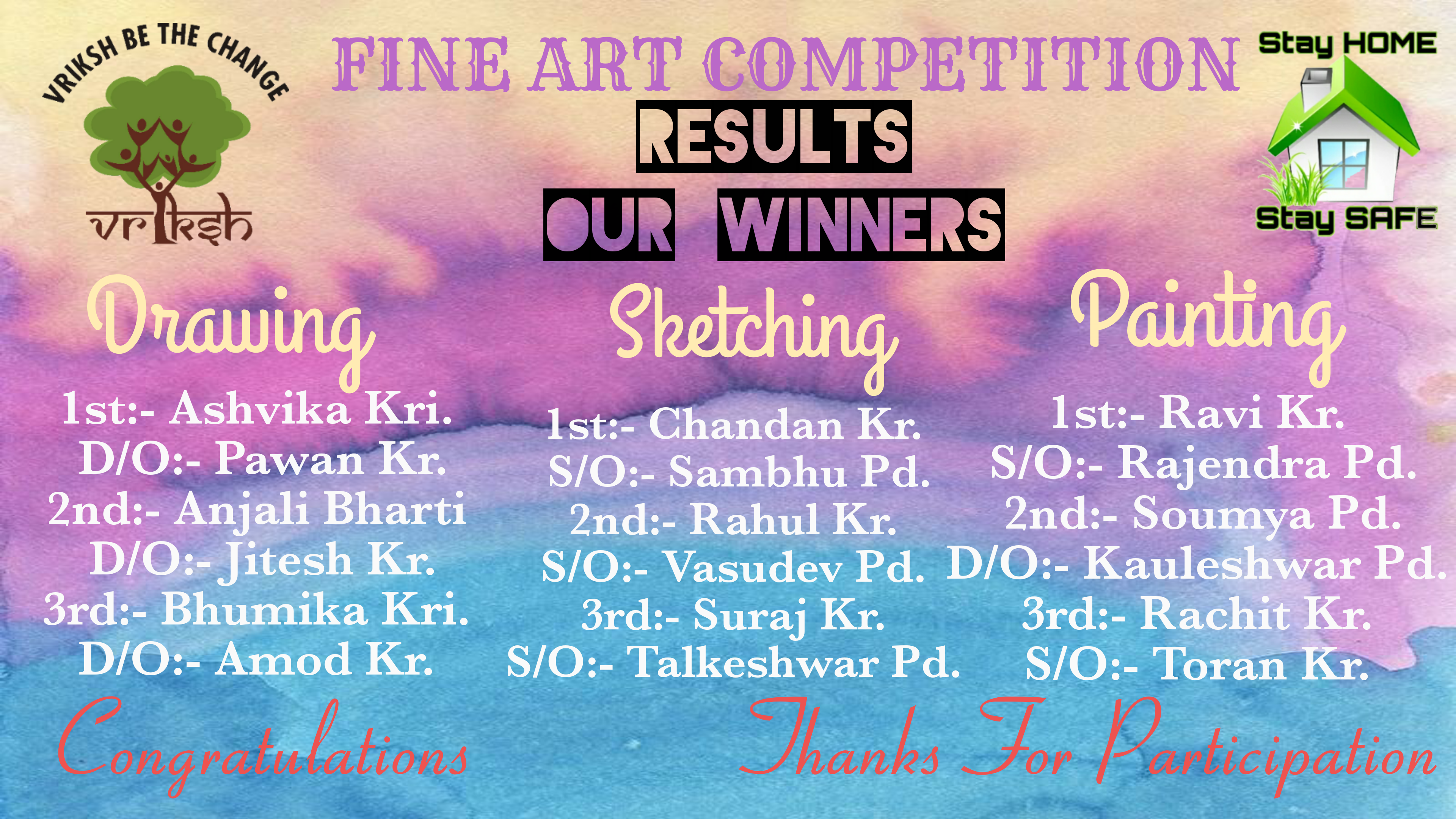 ONLINE FINE ART COMPETITION DRAWING, SKETCHING, PAINTINGS