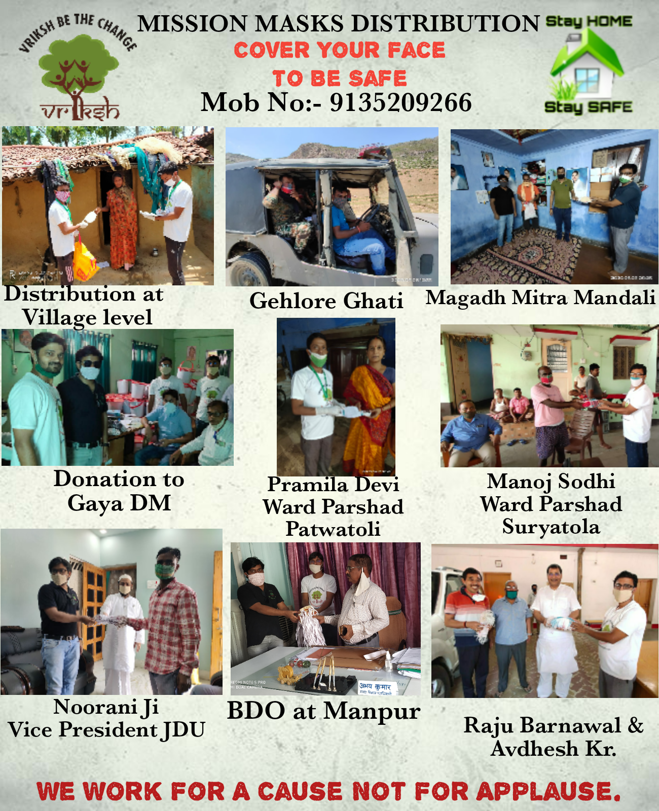 MISSION HOME MADE MASKS MAKING