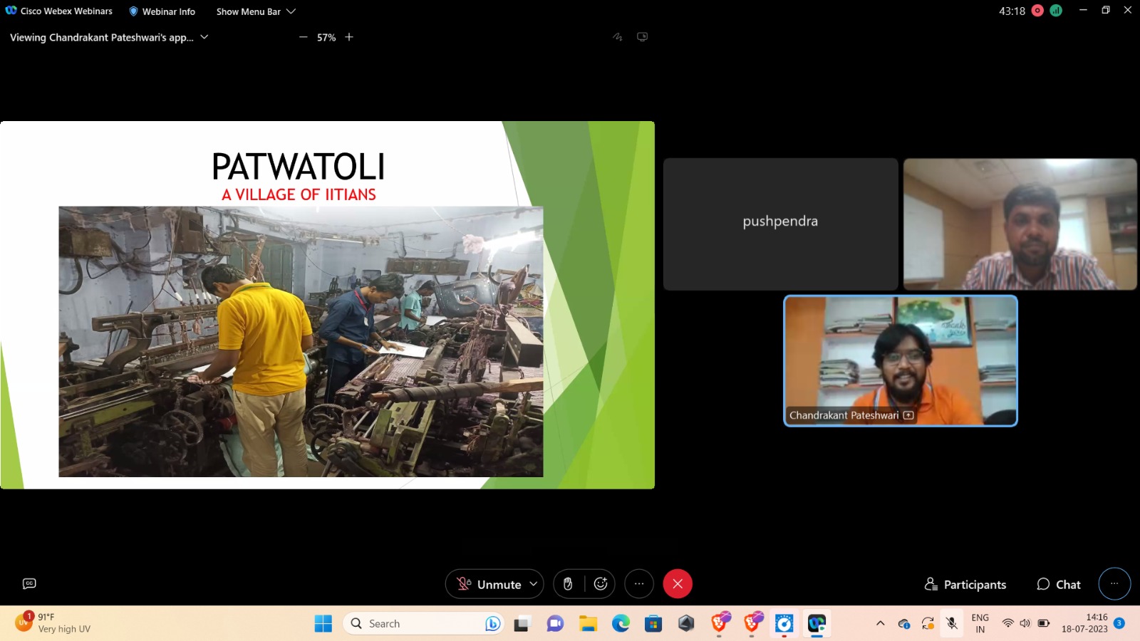 WEBINAR ON COMMUNITY LIBRARY