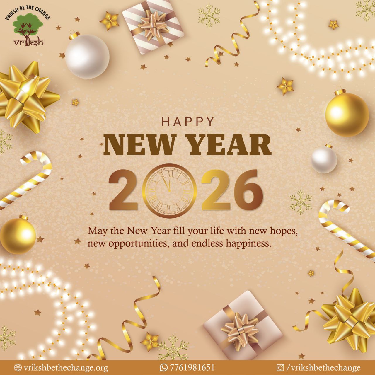 Warm Christmas Wishes from Vriksh Be The Change